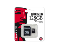 Karta kingston 128GB microSDXC Class 10 +adapter SD SDC10G2/128GB - 263205 - zdjęcie 4